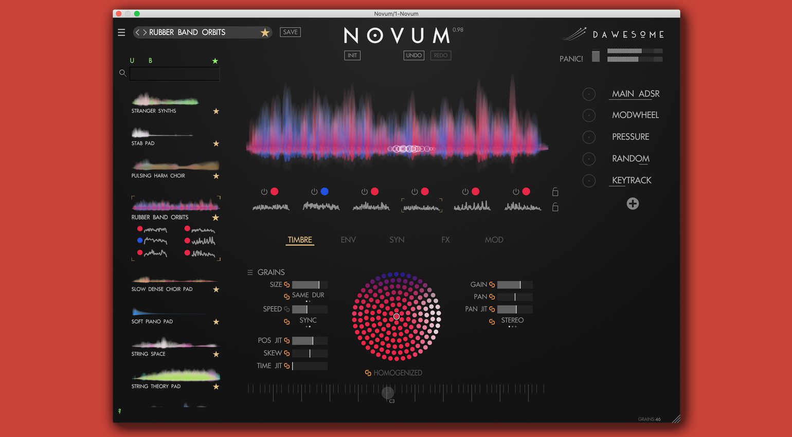 Tracktion Dawesome Novum